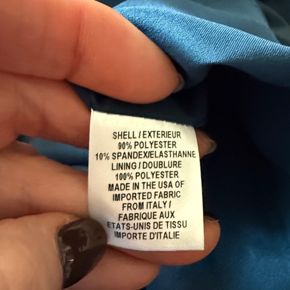 NWT Milly Katelynn Drop-Waist Halter Mini Dress w Ruffle Hem Deep Teal Size 2 - Picture 13 of 14